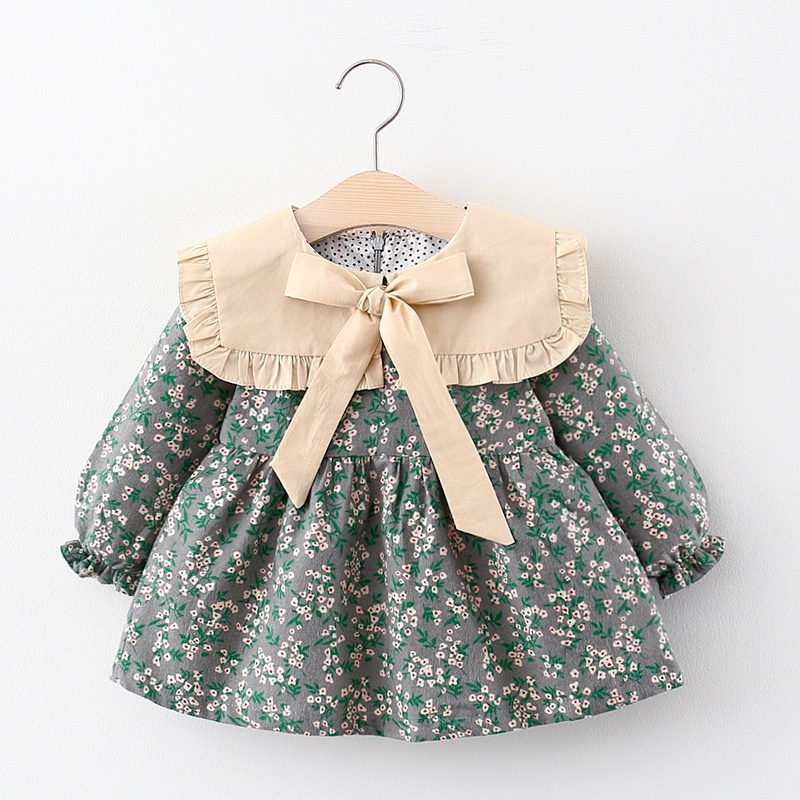 Váy công chúa Vintage phong cách Hàn Quốc cho bé gái