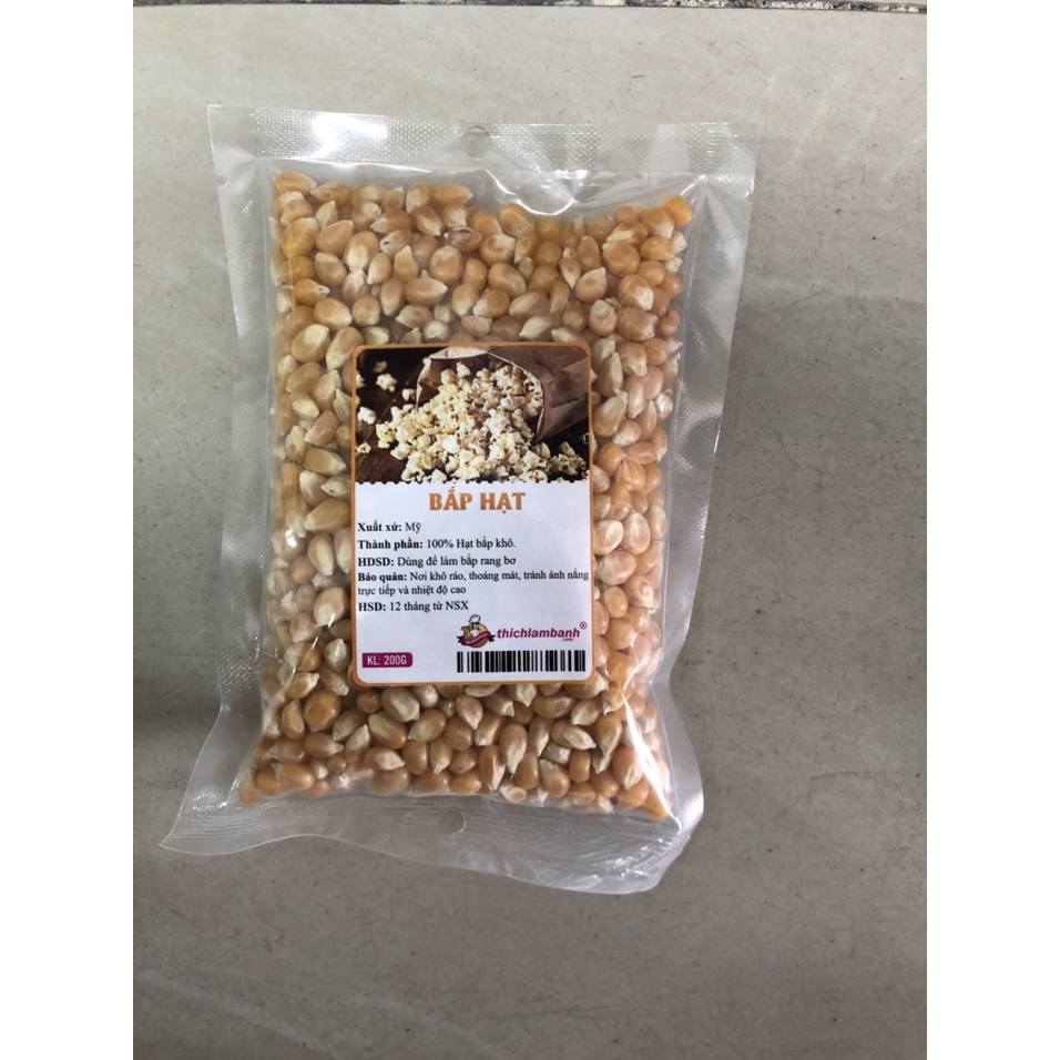 Bắp Hạt Làm Bắp Rang Bơ 200 gr