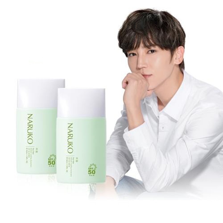 Kem Chống Nắng mát lạnh tràm trà Naruko Tea Tree Refresh Cooling Sunscreen SPF 50+++ 50ml KBeauty