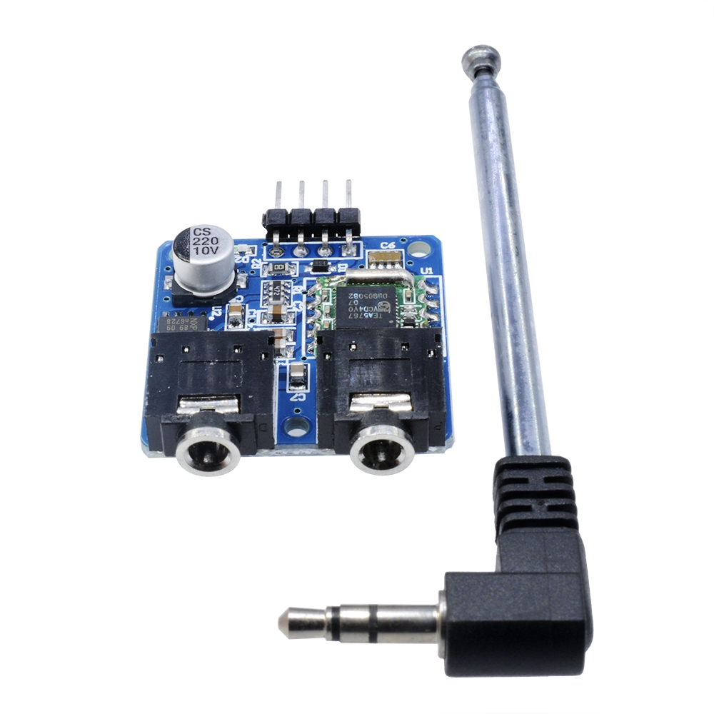 76-108MHZ TEA5767 FM Stereo Đài Mô-đun + Antenna Cable cho for arduino