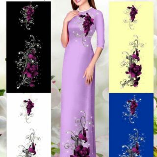Vải áo dài in 3D