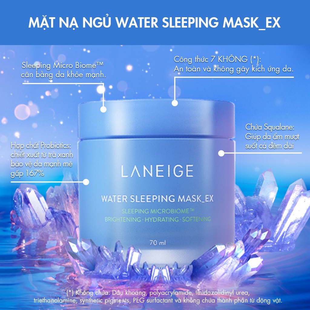 Mặt Nạ Ngủ Laneige Dưỡng Ẩm &amp; Tăng Khả Năng Tự Vệ Da 70ml