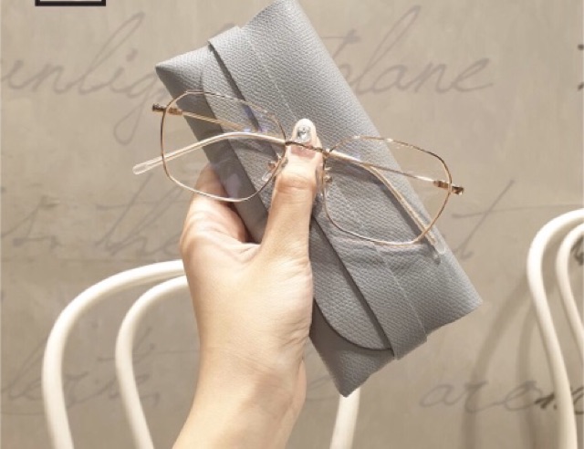 Gọng kính kim loại teen kiểu dáng lục giác 72328 BucShop dành cho nam nữ