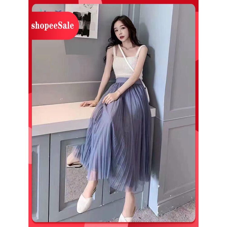(Mới) Chân váy xòe dáng dài công chúa von nhiều lớp đẹp
