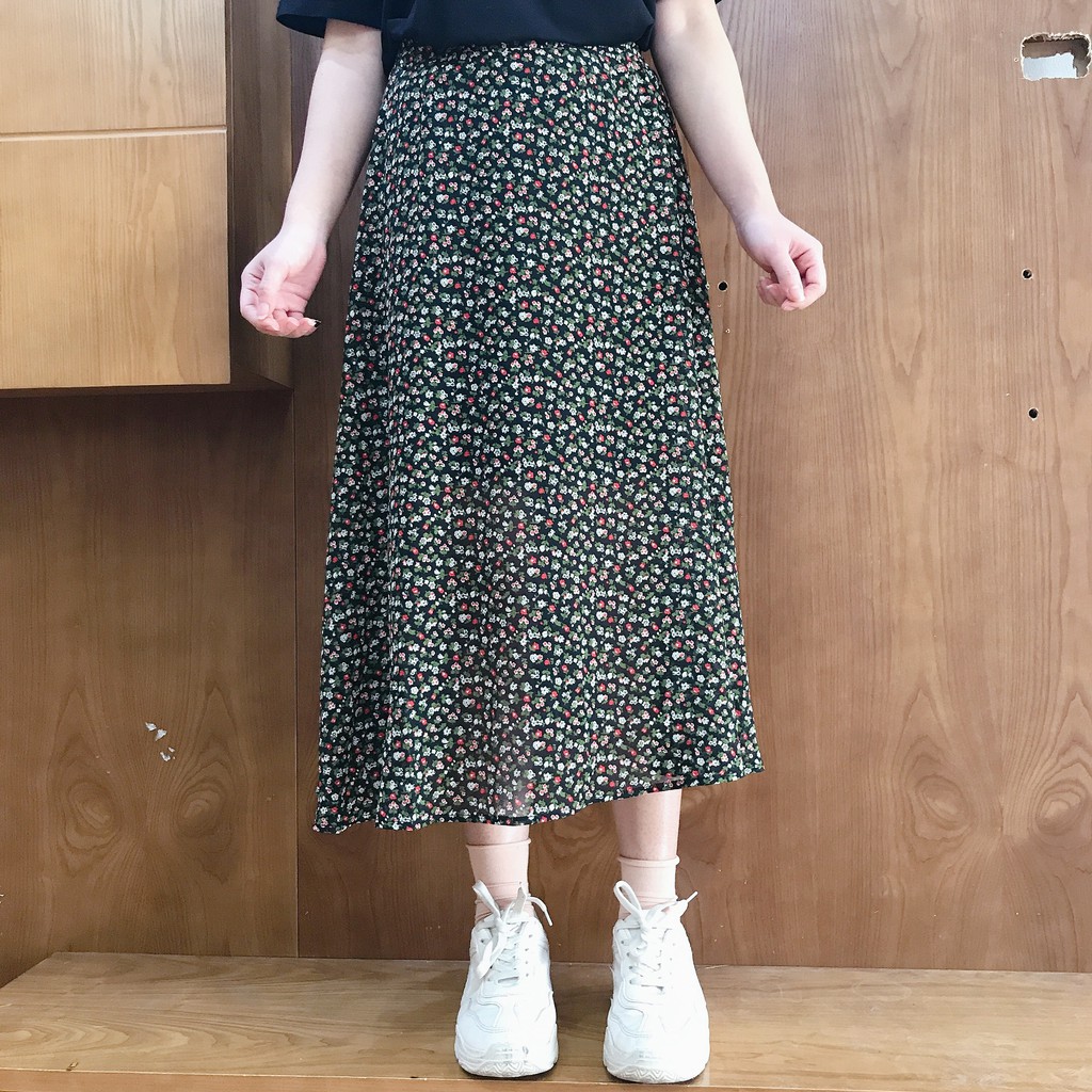 Chân Váy Hoa Nhí Vintage Nhiều Màu Zinti Store CV14