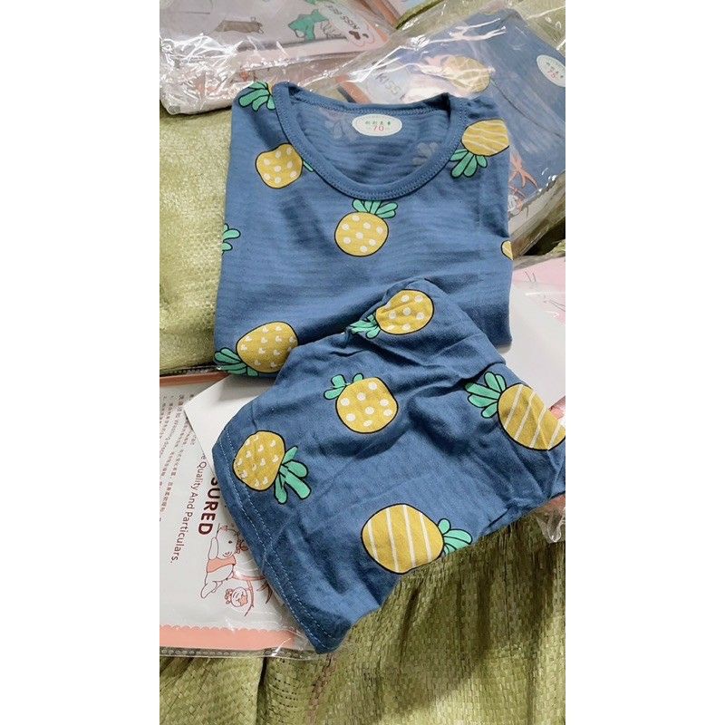 Sale nhỡ ! ! Bộ cotton tre cho bé trai v bé gái - Hàng Quảng Châu