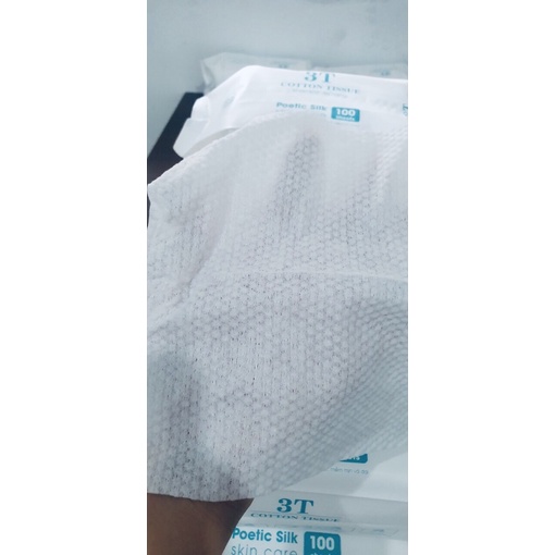 Combo 500 chiếc khăn khô 3T lau mặt chất Cotton cho Mẹ và bé thay bông tẩy trang