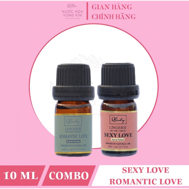 [COMBO] Nước Hoa Vùng Kín Sexy Love + Romantic Love