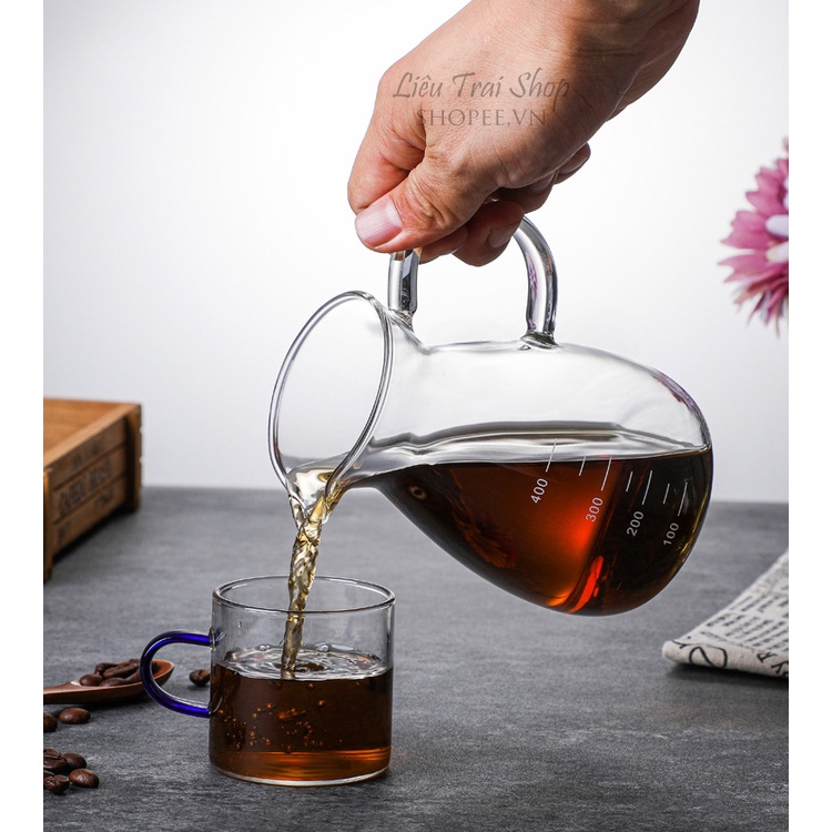 Bình cà phê bình chia phục vụ cafe bình chứa cà phê coffee server 500ml