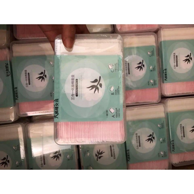 Hộp bông tẩy trang 320 miếng loại dày đẹp 3 lớp -W170-C5T3 | BigBuy360 - bigbuy360.vn