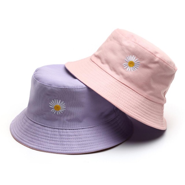 Nón bucket Daisy hoa cúc đội hai mặt