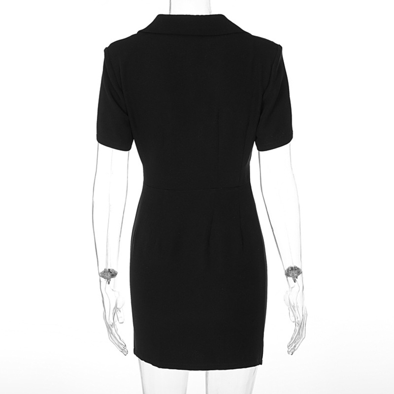 Đầm khoét cổ chữ v Màu Trơn Thời Trang Mùa Hè Quyến Rũ Cho Nữ