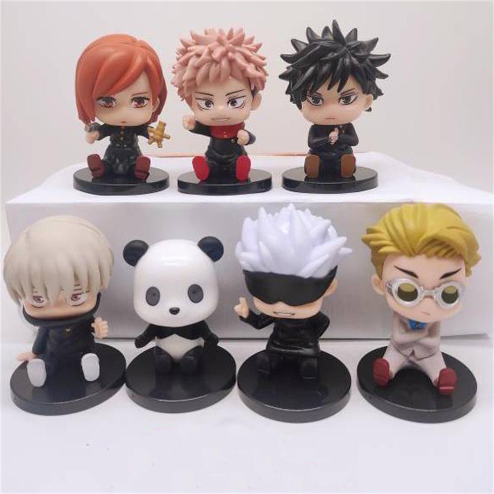 REBUY1 Bộ 7 Mô Hình Nhân Vật Anime Nhật Bản Gojo Satoru Kugisaki Nobara
