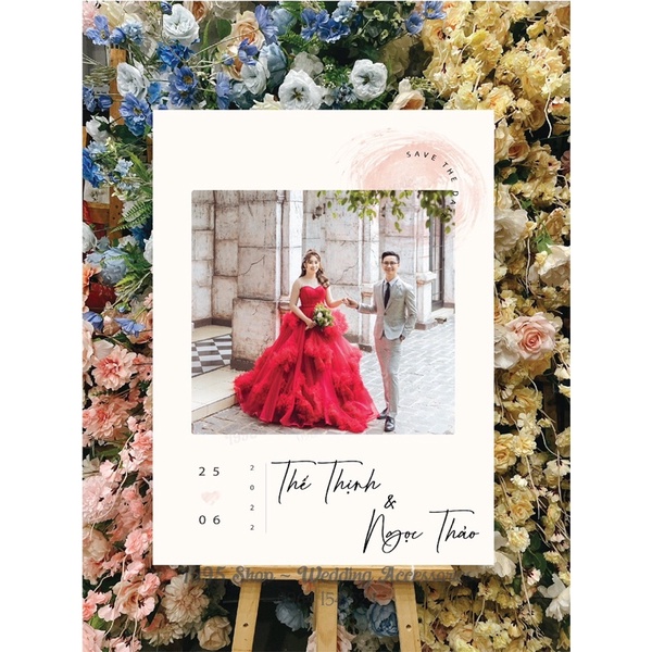 Bảng tên đám cưới, bảng welcome đón khách, bảng lễ gia tiên