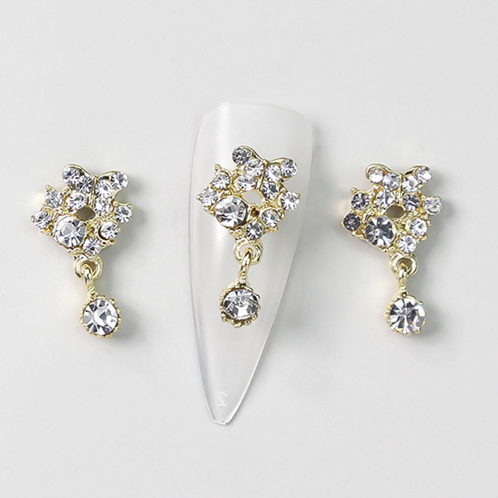 Bộ 5 Phụ Kiện Trang Trí Móng Tay Nghệ Thuật Trọng Lượng Nhẹ Lấp Lánh Dành Cho Nữ DIY