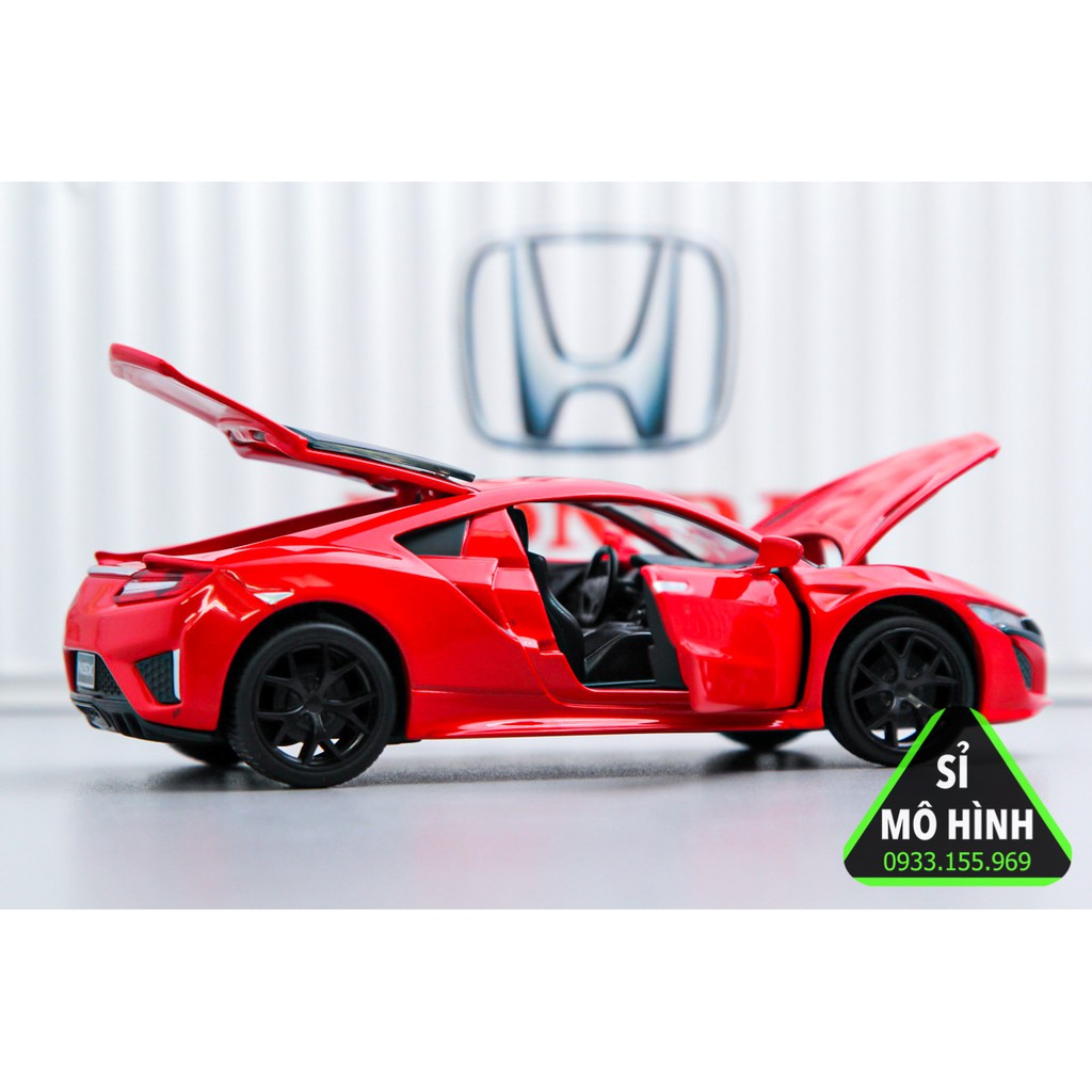 [ Sỉ Mô Hình ] Xe mô hình siêu xe Honda Acura NSX 1:32 Đỏ