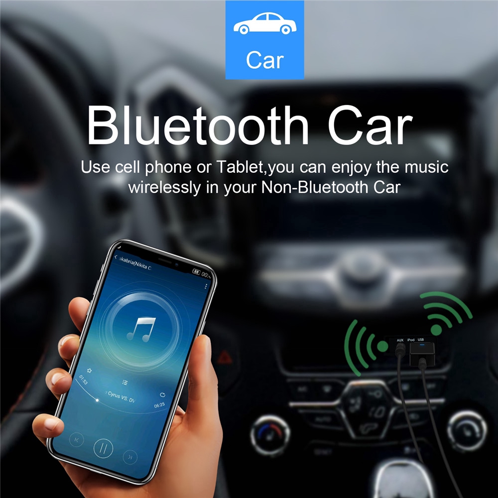 Thiết bị thu phát tín hiệu Bluetooth 5.0 2 trong 1 tiện dụng