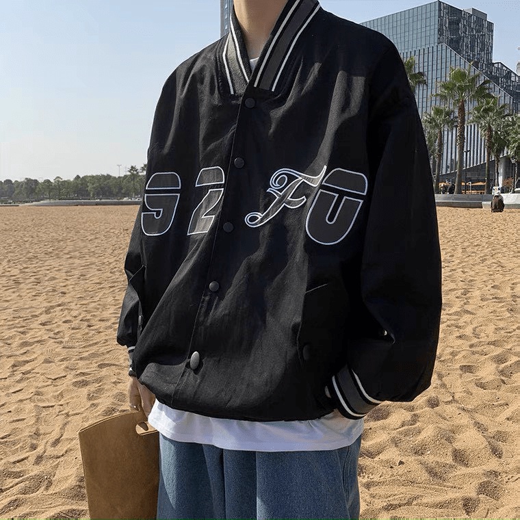 ÁO KHOÁC BOMBER NAM NỮ VẢI MERO CAO CẤP PHONG CÁCH BÓNG CHÀY THỜI TRANG - TP412 [NewUnisex]