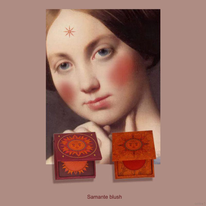 [Hàng mới về] Phấn má hồng trang điểm khuôn mặt làm sáng tông màu da