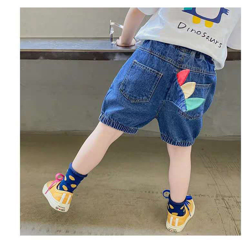 Quần Short Jeans Thời Trang Cho Bé Trai 1-8 Tuổi