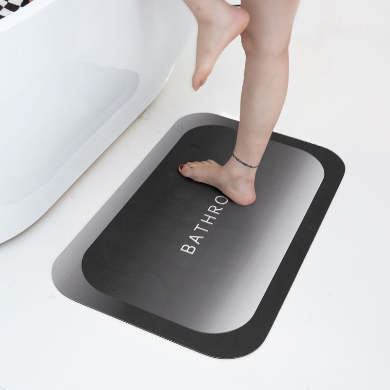 Thảm lau chân silicon hút nước siêu thấm - Chống trơn trượt