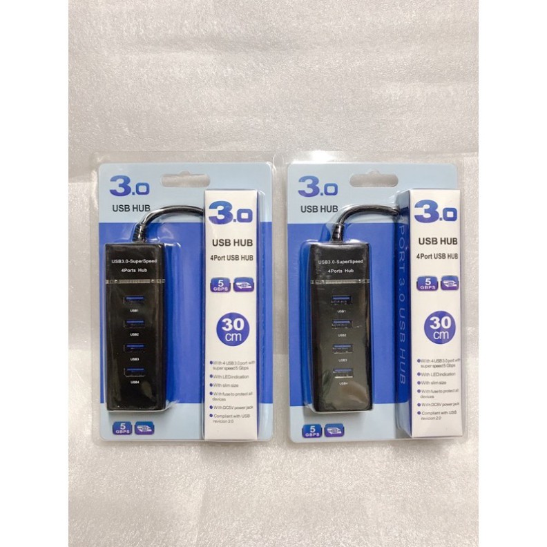 Bộ Chia USB Từ 1 Thành 4 Cổng Usb Tốc Độ 3.0