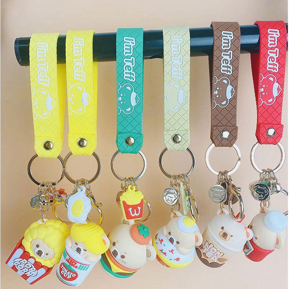 Móc Khóa Hình Gấu Bông Dễ Thương