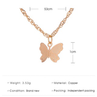 Dây chuyền mặt hình con bướm thời trang Nhật Hàn