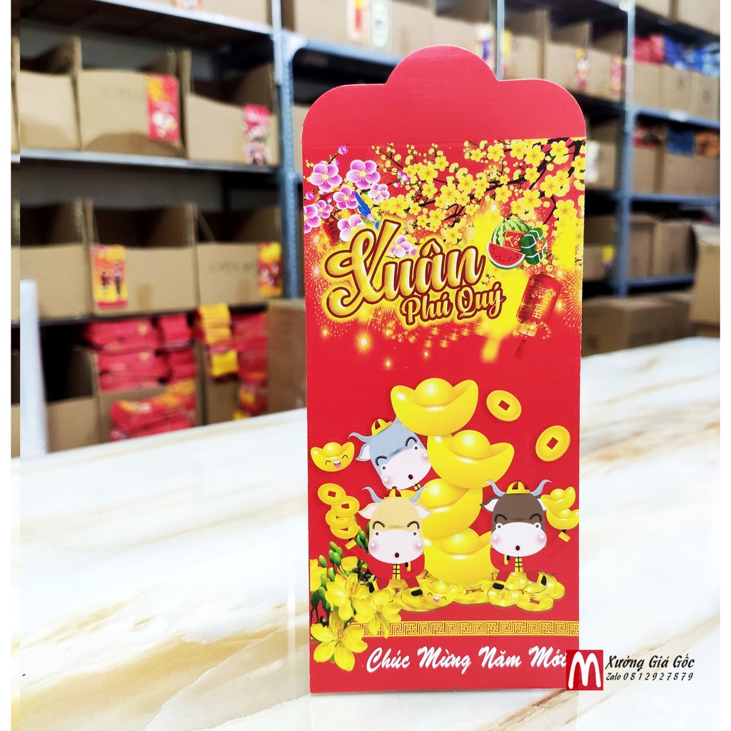 10c LÌ XÌ MẪU NGẪU NHIÊN - Bao Lì Xì Đóng Túi Sẵn - Giấy Bóng Giấy Nhám Cực Đẹp | BigBuy360 - bigbuy360.vn