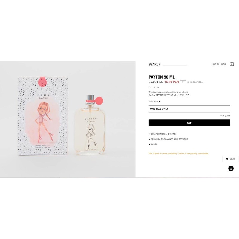Nước hoa Zara kids