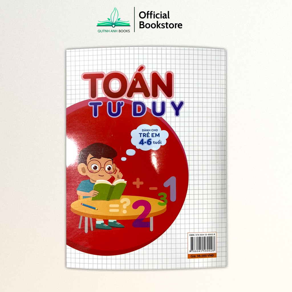 Sách - Toán tư duy dành cho trẻ em 4-6 tuổi - NPH Việt Hà