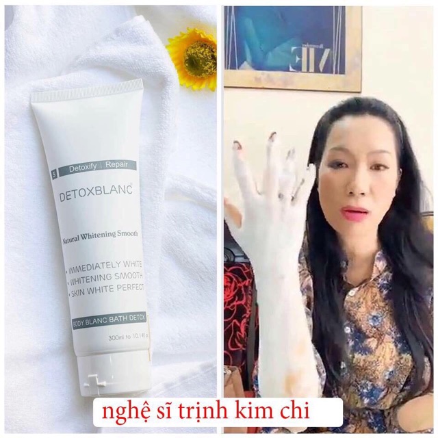 Sữa tắm thải độc trắng da Body Blanc Bath Detox