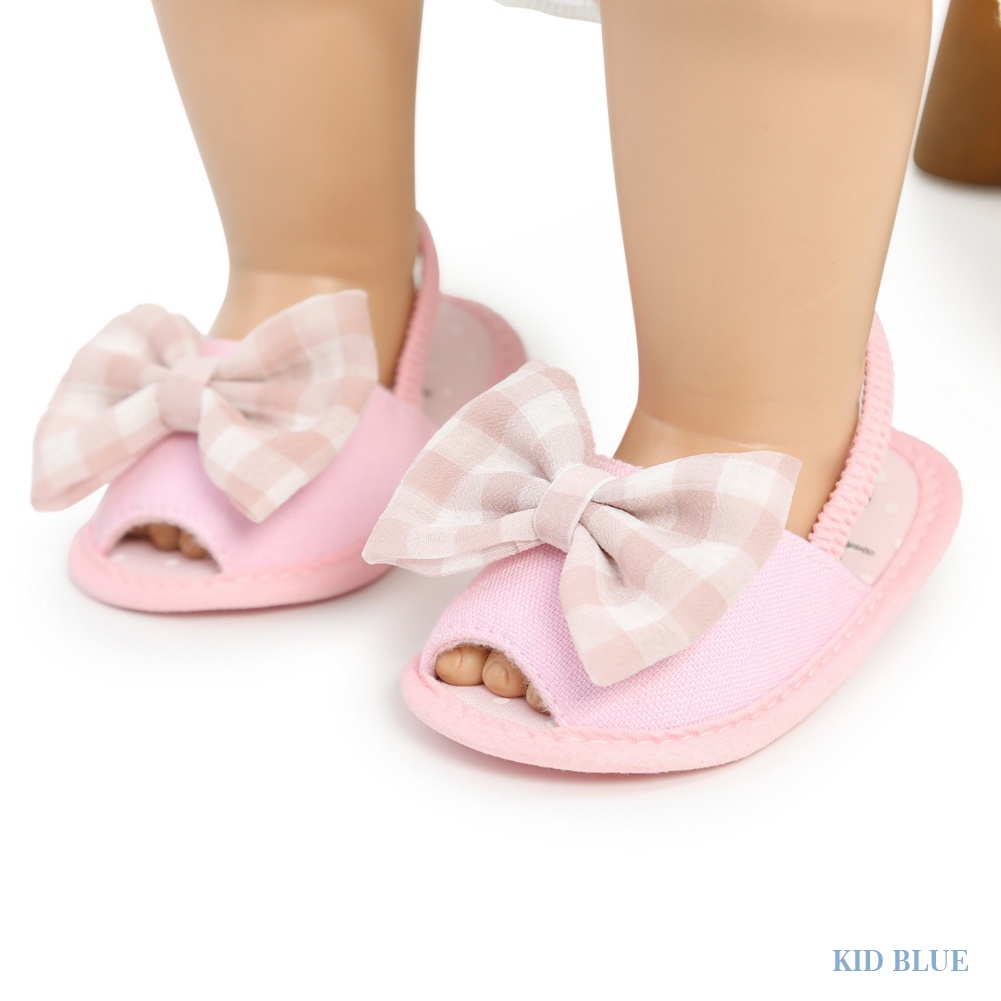 Giày Sandal Đính Nơ Dễ Thương Cho Bé Gái