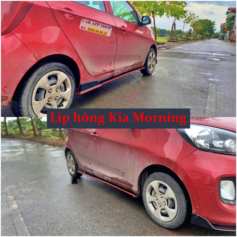 Lip Hông , Lip Sườn Kia Morning Mẫu Độ Cao Cấp Lắp Được Cho Tất Cả Các Đời Xe