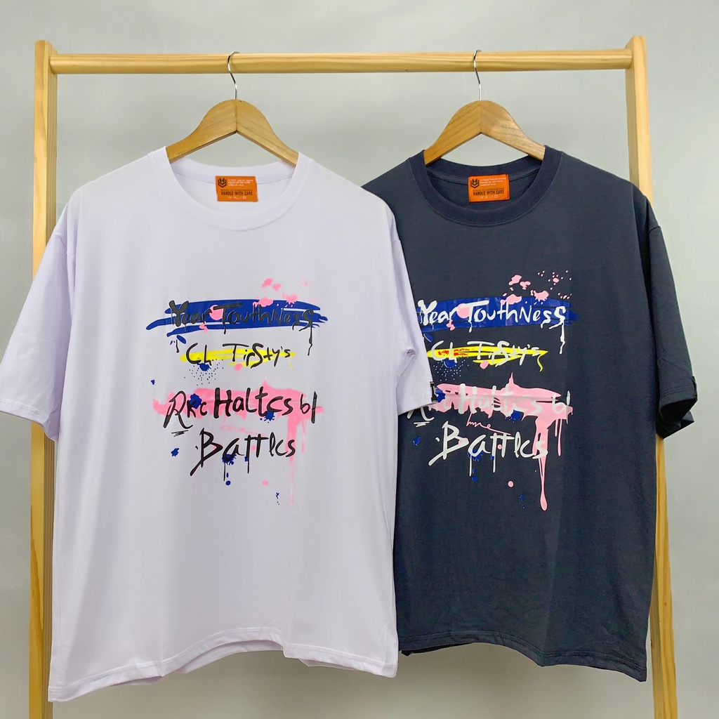 Áo Thun HY KOREA Tay Lỡ Form Rộng Unisex In Hình Your TouthNess TLLC28.