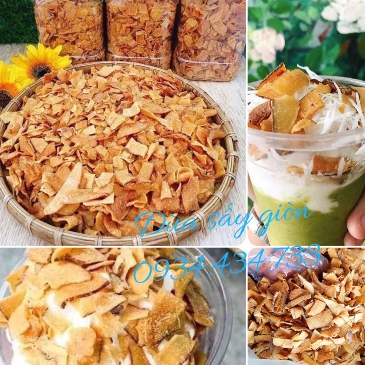 500gr Dừa khô sấy giòn siêu ngon