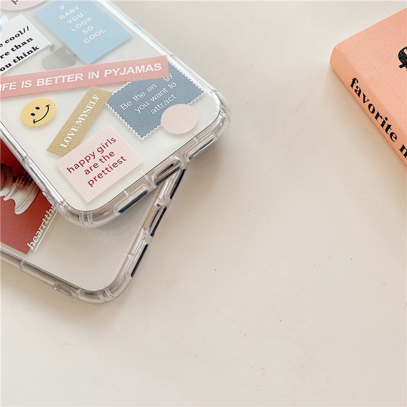 Ốp lưng trong suốt in hình cá tính dành cho Iphone 12 11 11pro 11promax XR XS XSmax 6 6S 7 8 6plus 7plus 8plus | BigBuy360 - bigbuy360.vn