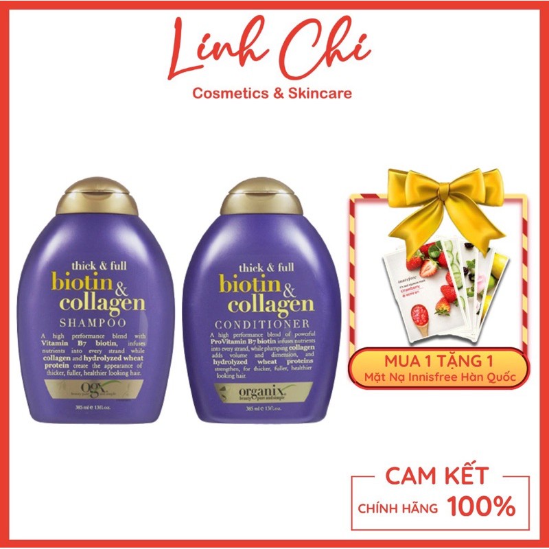 Dầu Gội Biotin &Collagen Kích Thích Mọc Tóc