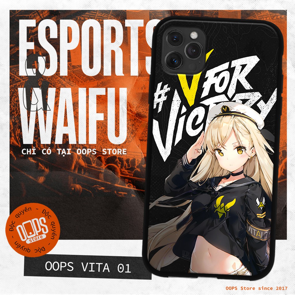 Ốp lưng Esports Waifu Team Vitality dành cho iPhone