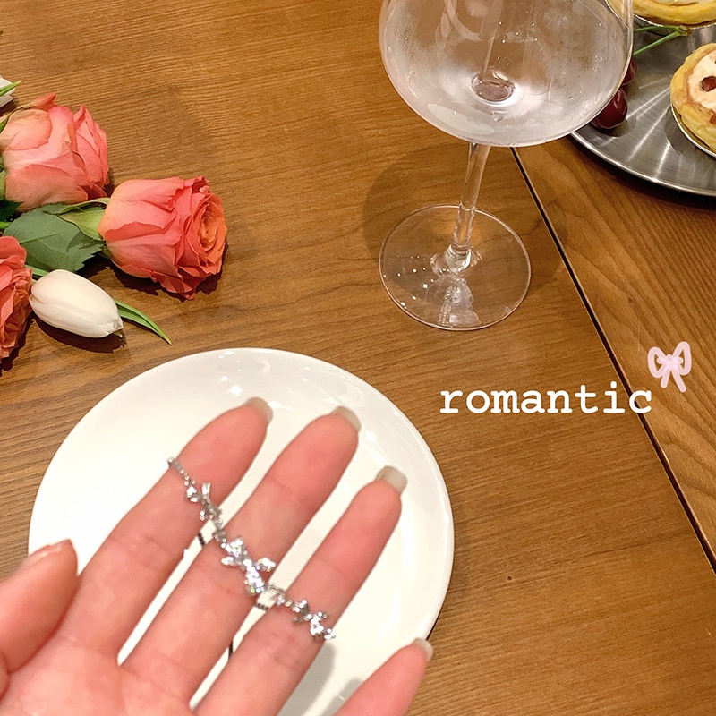 Vòng Đeo Tay Phối Nơ Phong Cách Cổ Điển Sang Trọng Cho Nữ