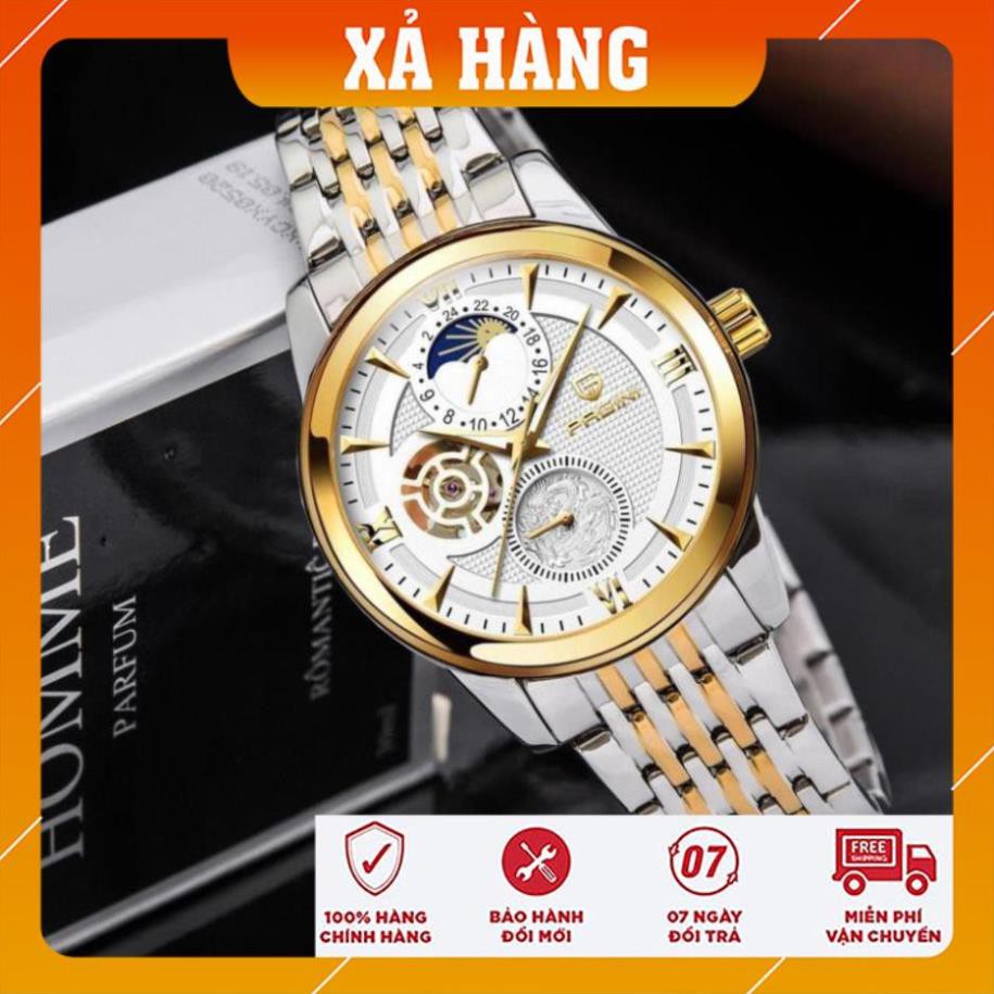 [Chính Hãng 100%] Đồng Hồ Nam PAGINI Automatic PA9922 Dây -  Đồng Hồ Cơ  Thép không gỉ - Bảo hành 2 năm