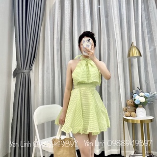 Váy yếm hở lưng (Ảnh thật)- V001