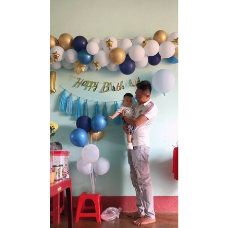 (SÉT Y HÌNH) Gì Cũng Rẻ - COMBO Set Trang Trí Sinh Nhật Cho Bé Trai Bé Gái nhiều mẫu đơn giản dễ làm