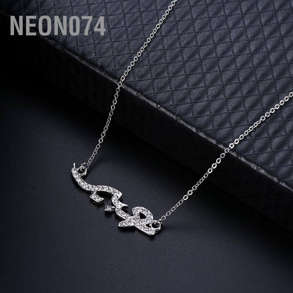Neon074 Hợp thời trang Phụ nữ Cô gái Mặt dây chuyền Tinh tế Chuỗi vòng cổ Trang sức Quà tặng Quần áo kiện