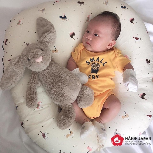 Gối chống trào ngược cho bé ROTOTO Bebe cho bé từ 0-12m hàng nội địa Hàn quốc