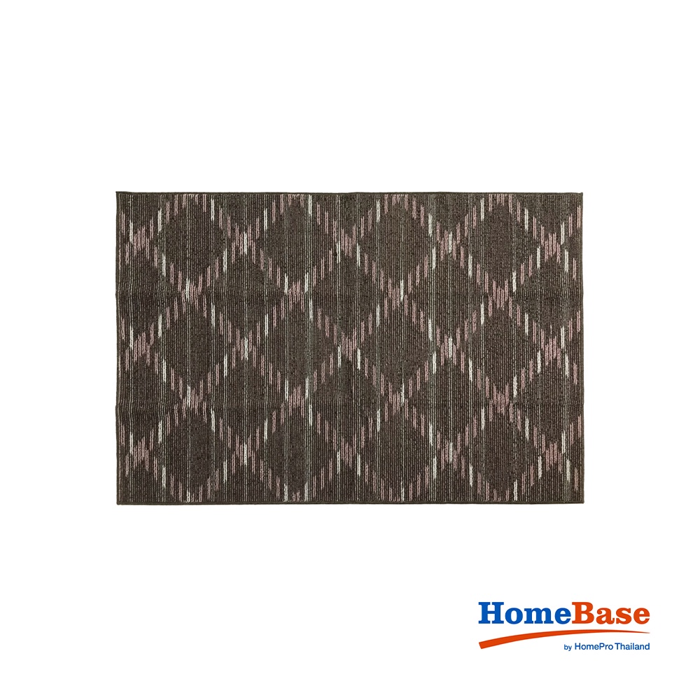 HomeBase HLS Thảm lót sàn Thái Lan 180x120cm màu nâu