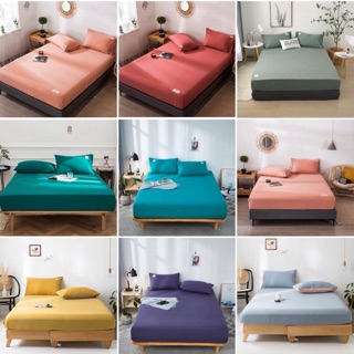 Ga vỏ gối cotton tici full size full màu