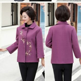 Áo dạ nữ trung niên thu đông.sẵn