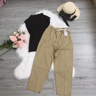 Set quần kaki áo phông