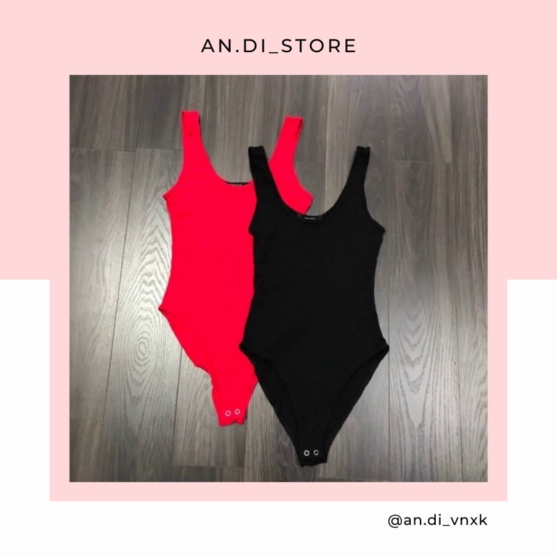 🔺 Bodysuit Áo liền thân thun hai dây - F.21